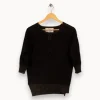 Store Suncoo Sweat semi-transparent à motif léopard - Taille S/36 Noir