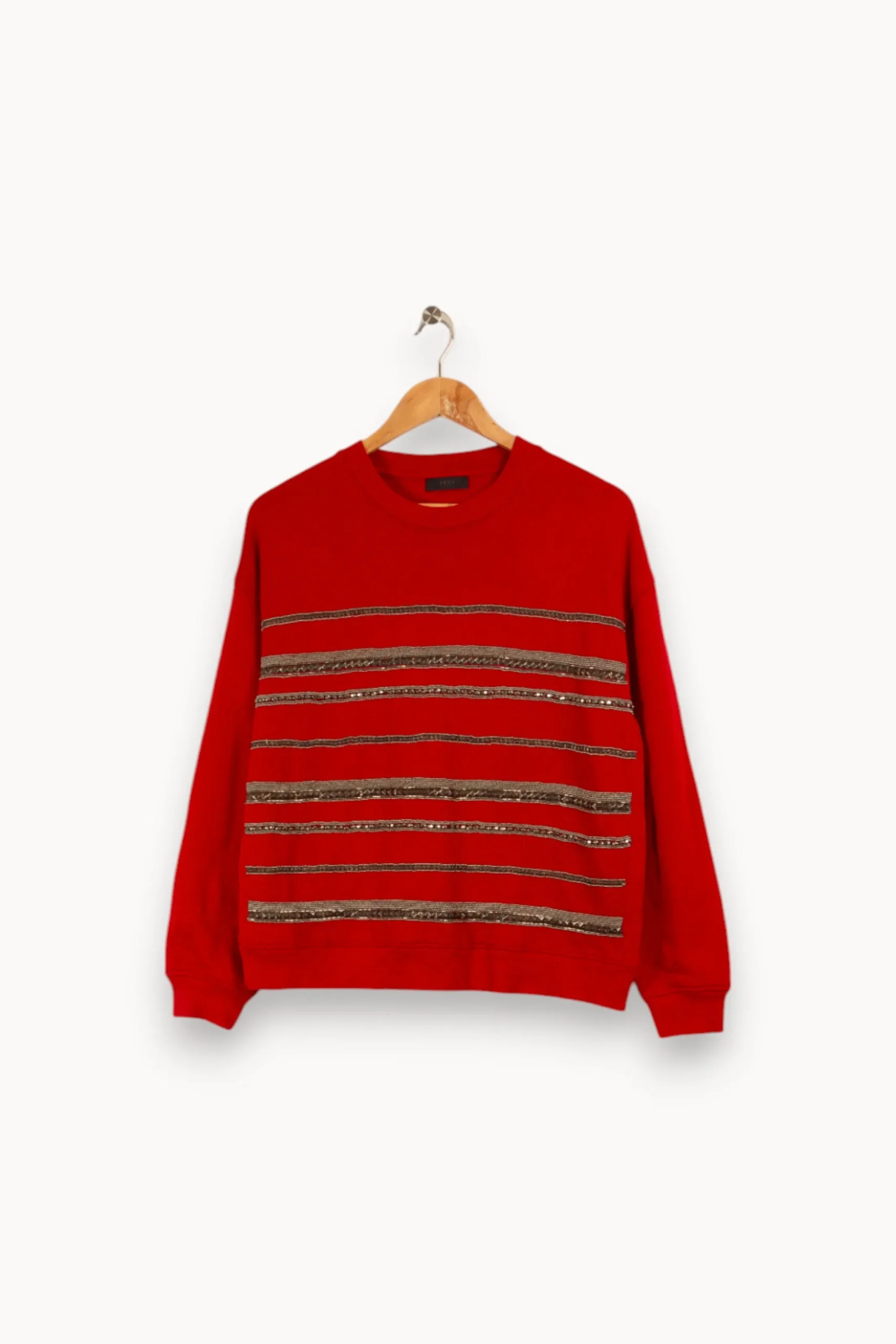 Clearance IKKS Sweat avec détails - Taille M/38 Rouge