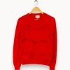 Best Sézane Sweat /orange - Taille XS/34 Rouge