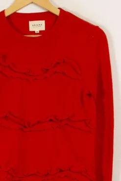 Best Sézane Sweat /orange - Taille XS/34 Rouge