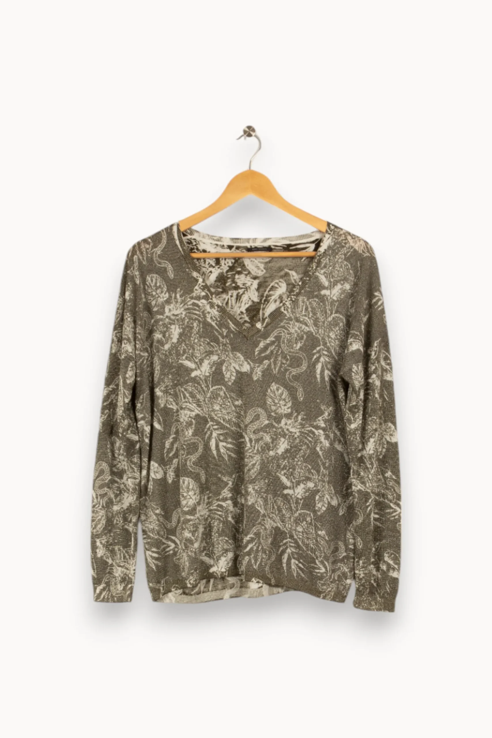 Cheap IKKS Sweat à motifs - Taille XL/42 Vert