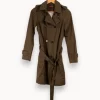 Discount Comptoir des Cotonniers Trench - Taille S/36 Vert
