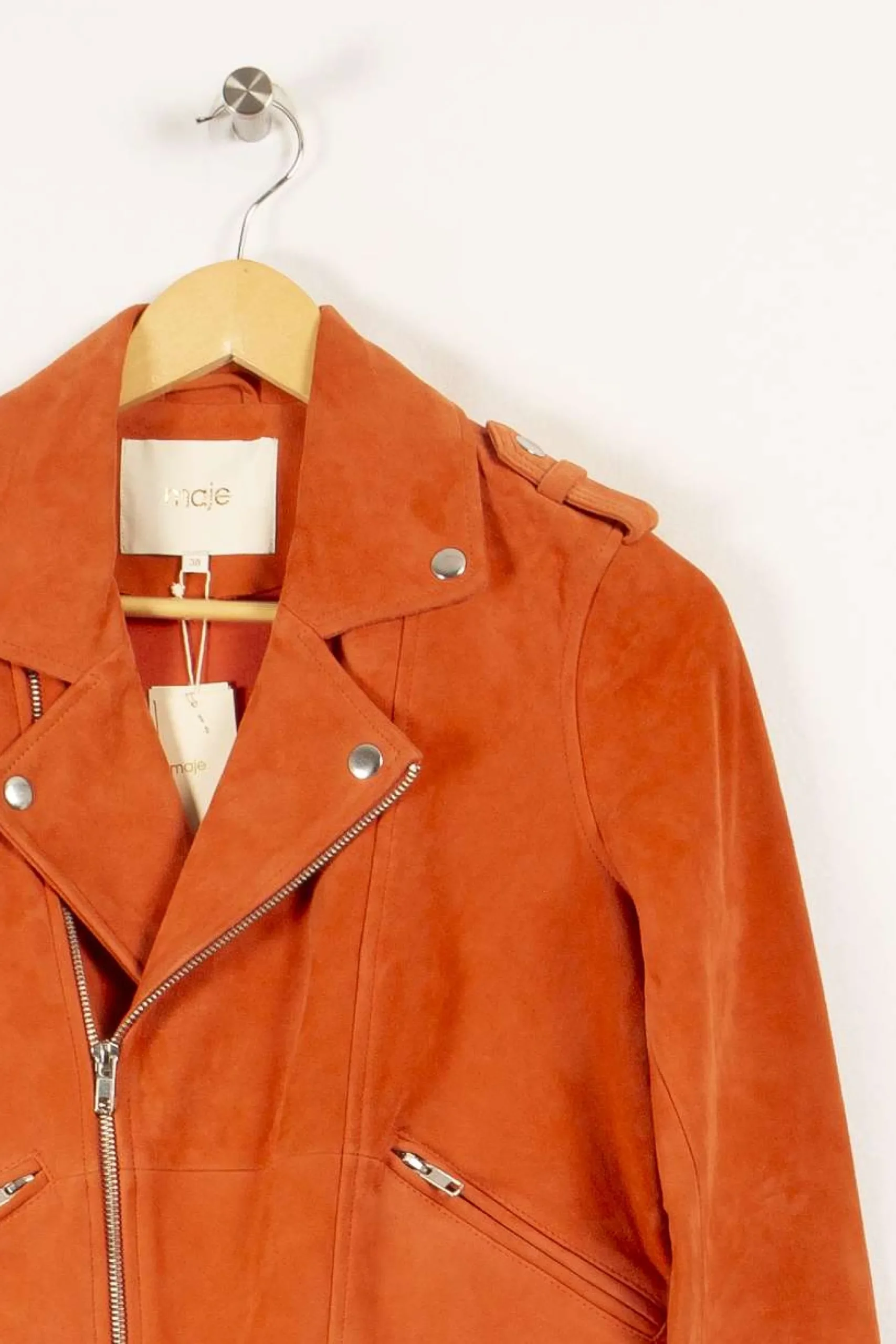 Fashion Maje Veste - Taille M/38 Orange