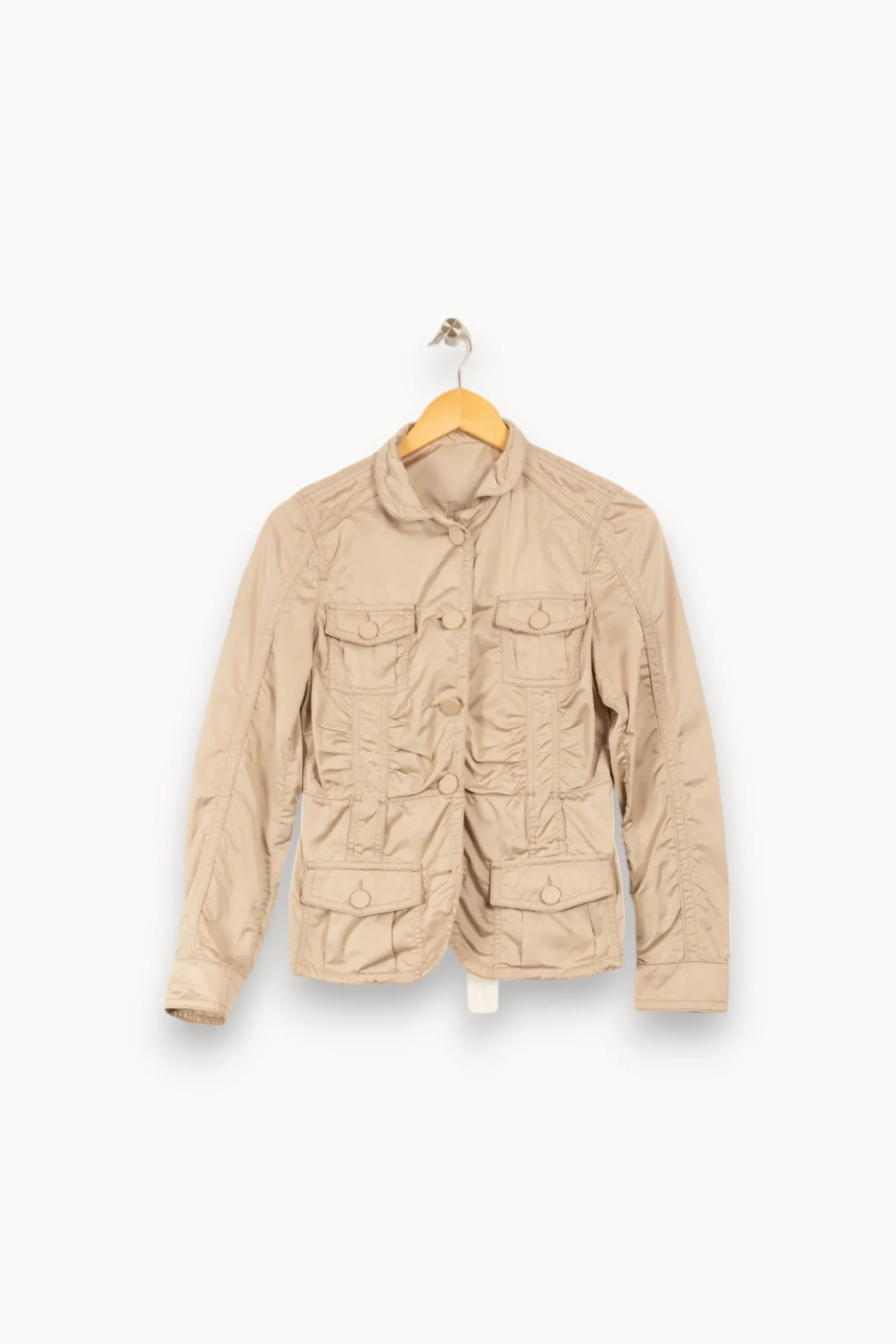 Fashion Moncler Veste beige - Taille S/36 Autre