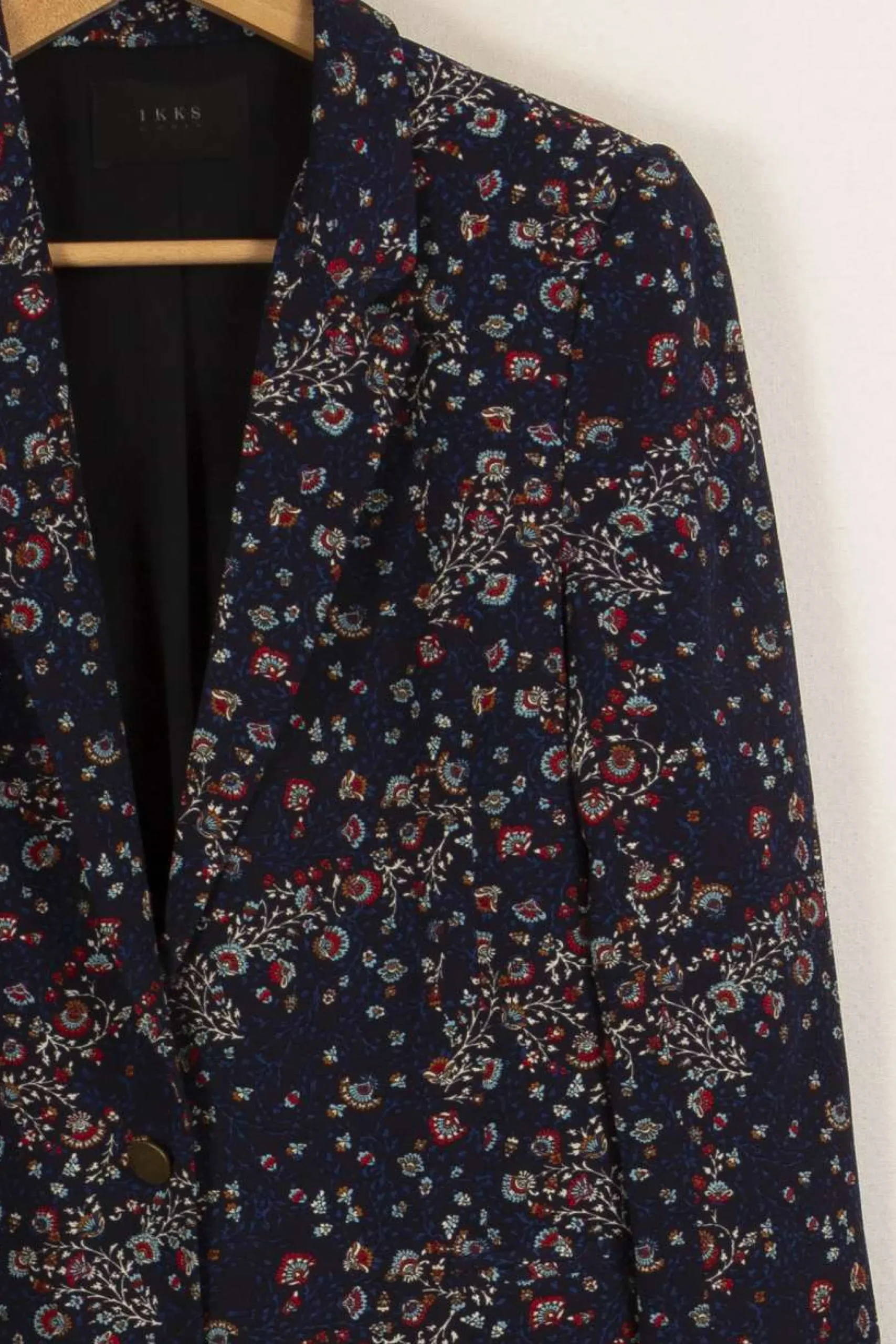 Best IKKS Veste e à motifs - Taille M/38 Bleu