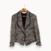 Sale Gerard Darel Veste e et blanche - Taille M/38 Bleu