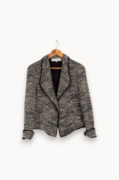 Sale Gerard Darel Veste e et blanche - Taille M/38 Bleu