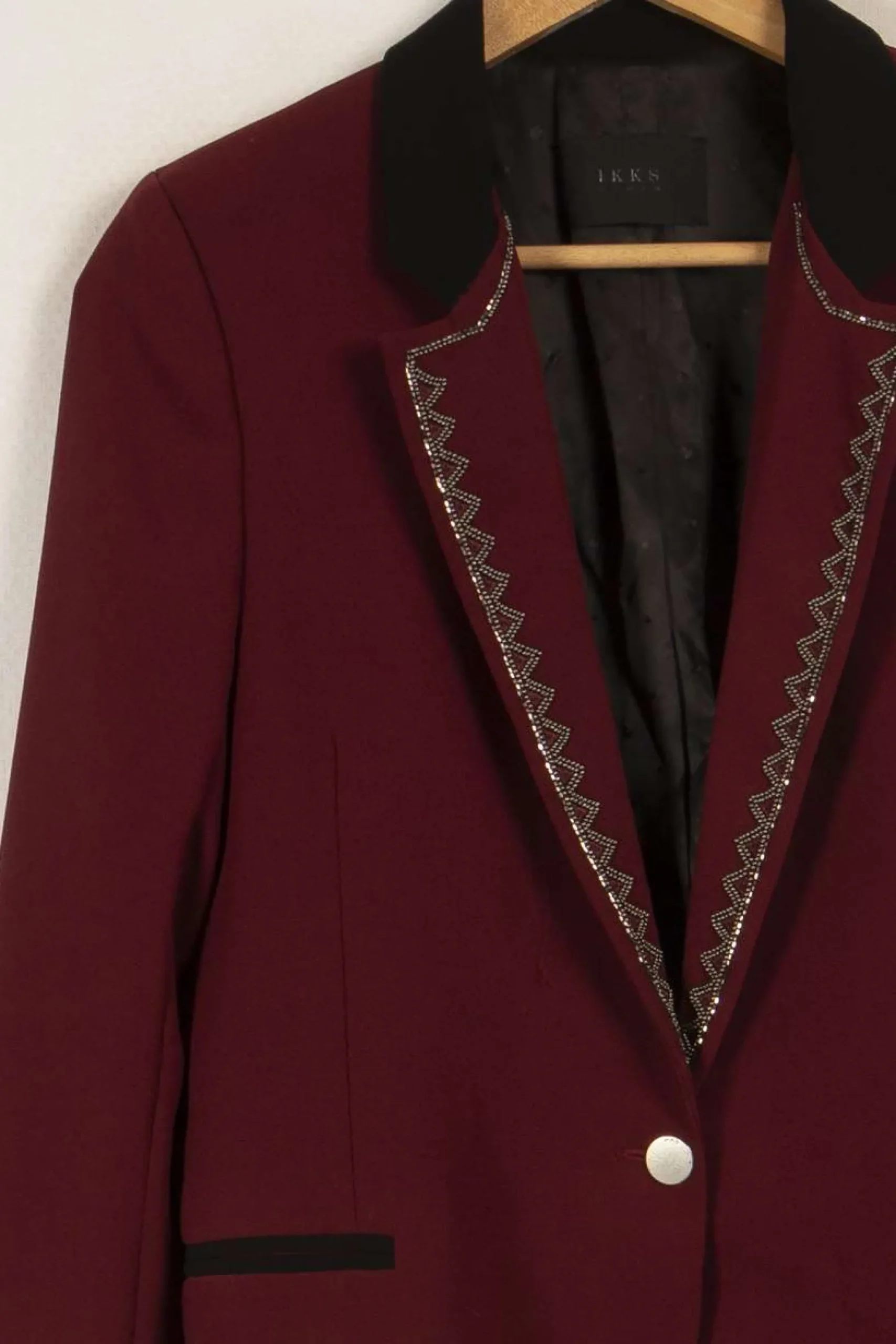 Cheap IKKS Veste - Taille M/38 Bordeaux