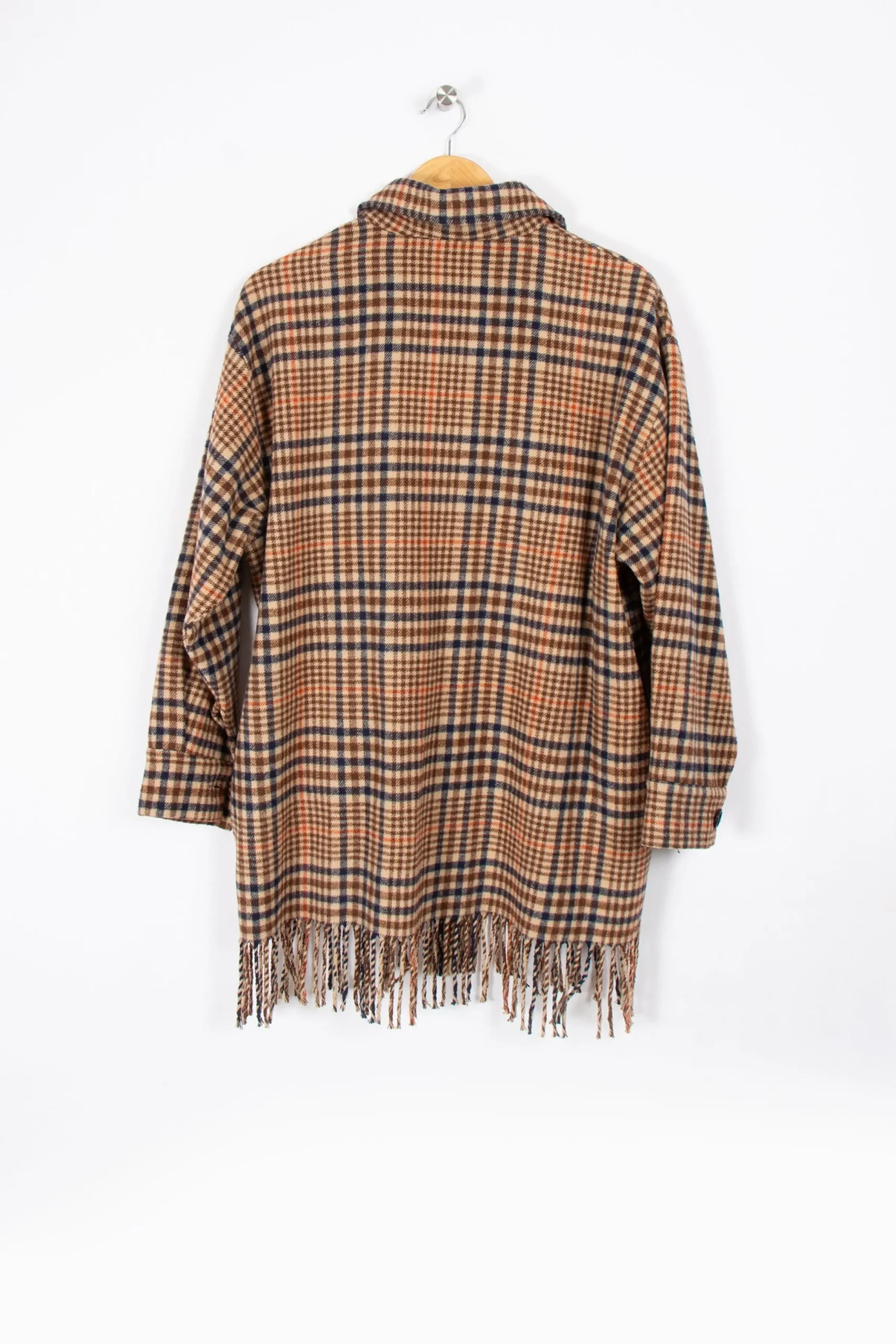 Store La Fée Maraboutée Veste chemise à carreaux en laine mélangée - XL/42 Multicolore
