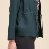 Best Sale La Fée Maraboutée Veste coulissée à la taille en polyester recyclé - 40 Vert