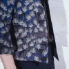 Shop La Fée Maraboutée Veste courte en brocart - S/36 Bleu