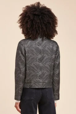 Cheap La Fée Maraboutée Veste courte tissu jacquard - 36 Gris