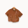 Sale Imperial Veste en cuir - Taille M/38 Marron