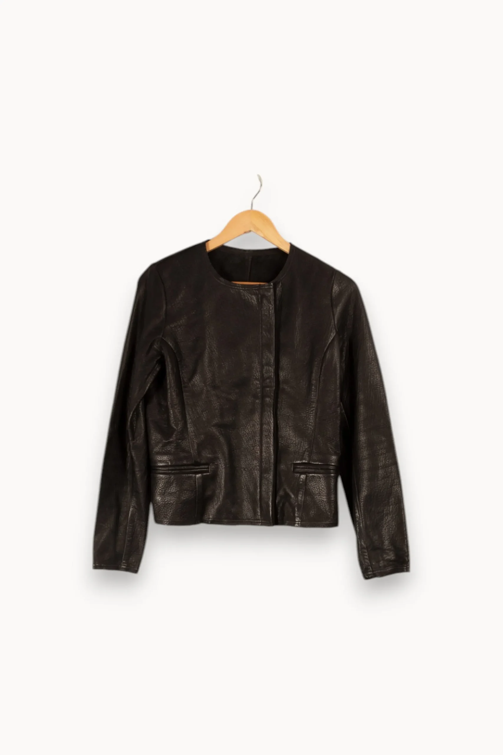 Best Sale ZAPA Veste en cuir - Taille M/38 Noir