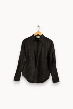Clearance Zadig&Voltaire Veste en cuir - Taille XS/34 Noir
