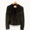 Online Maje Veste en cuir e - Taille M/38 Vert