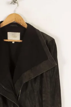Online Maje Veste en cuir e - Taille M/38 Vert