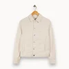 Discount Zadig&Voltaire Veste en jean he - Taille S/36 Blanc