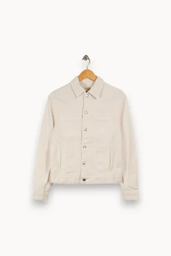 Discount Zadig&Voltaire Veste en jean he - Taille S/36 Blanc