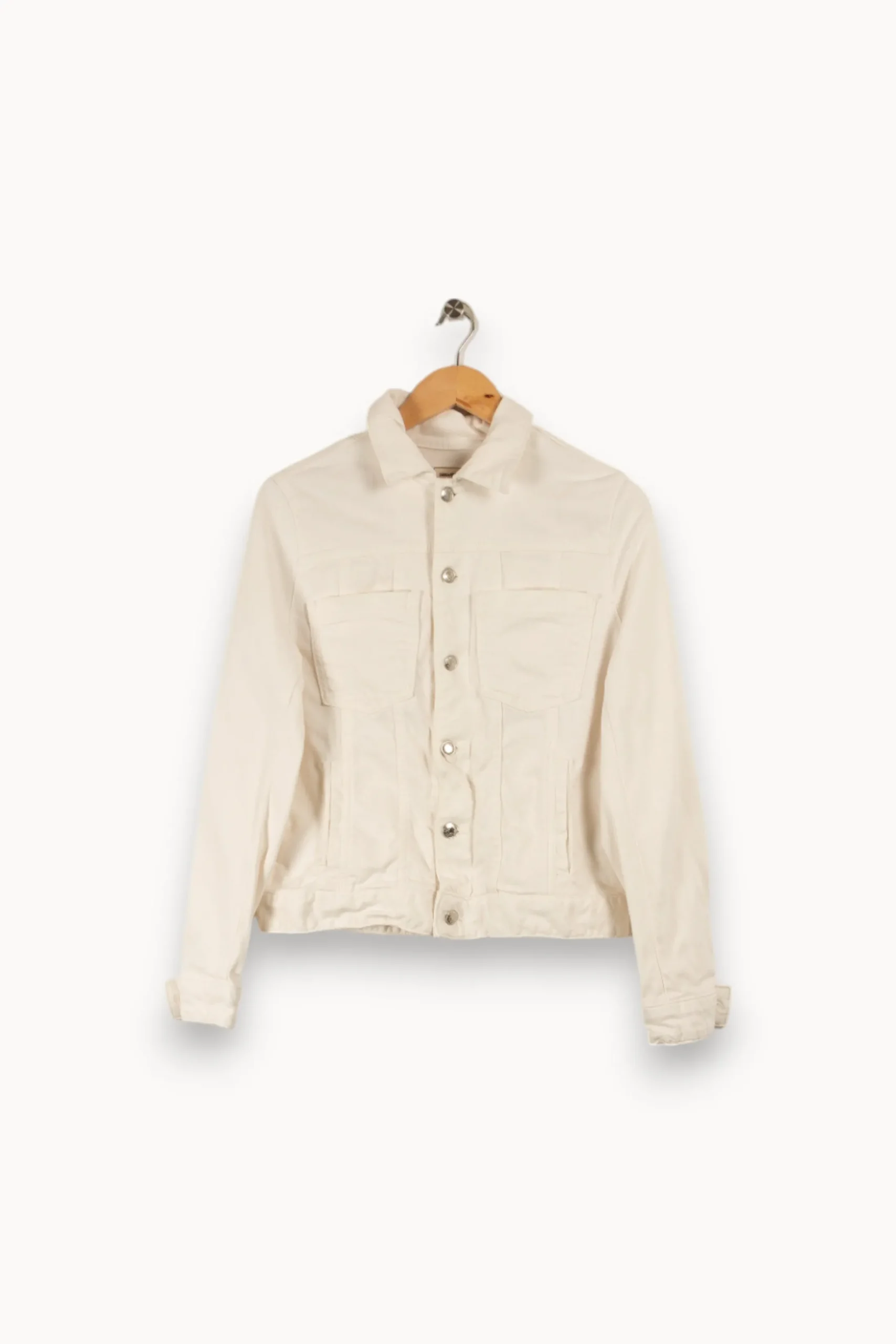New Zadig&Voltaire Veste en jean he - Taille L/40 Blanc