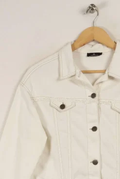 Discount One Step Veste en jean he - Taille S/36 Blanc
