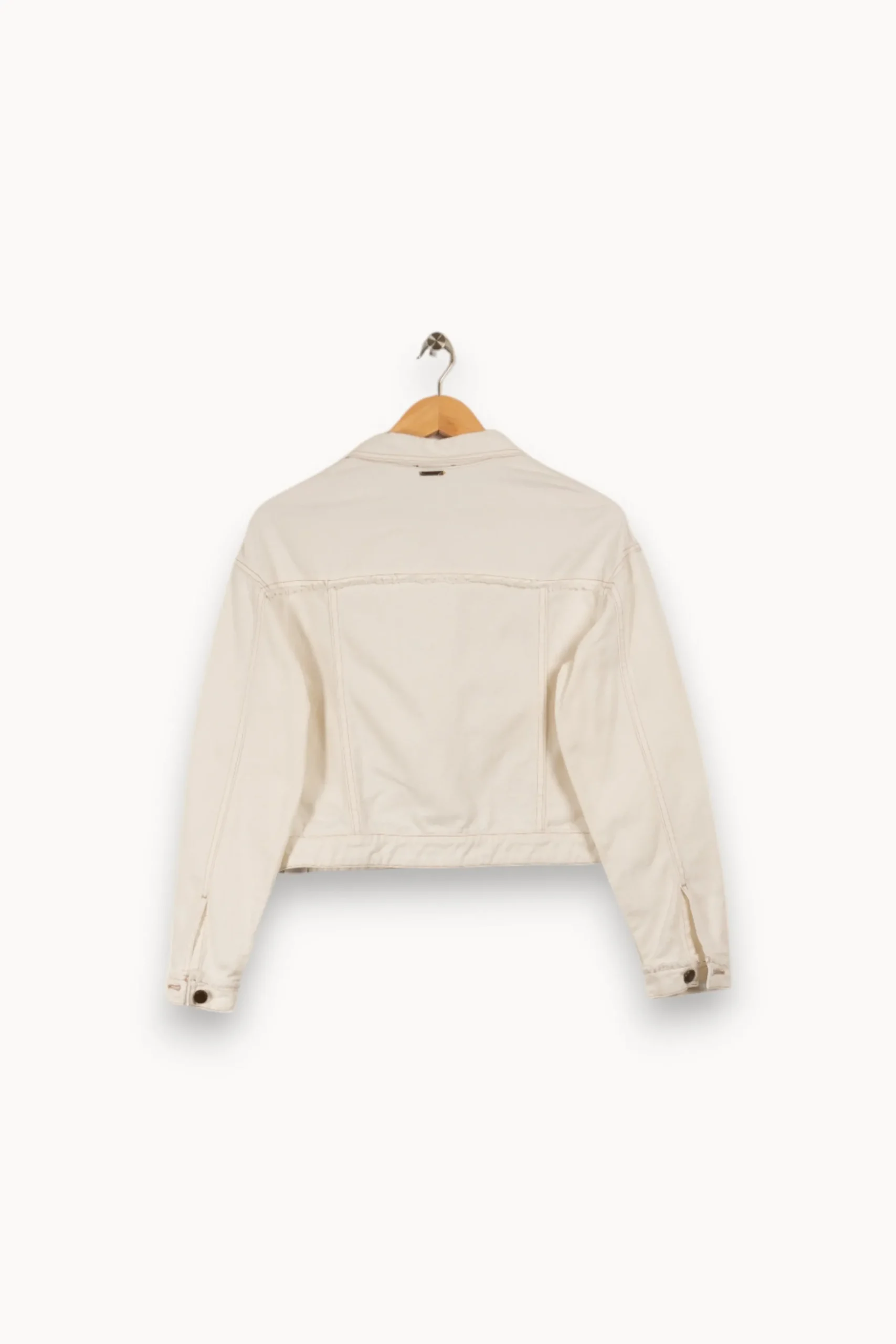 Discount One Step Veste en jean he - Taille S/36 Blanc