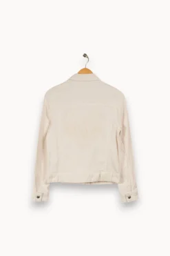 Discount Zadig&Voltaire Veste en jean he - Taille S/36 Blanc