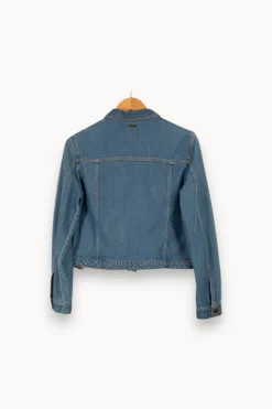 Store One Step Veste en jean e - Taille S/36 Bleu