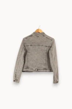 Store One Step Veste en jean e - Taille M/38 Gris