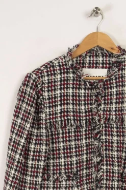 Shop Isabel Marant étoile Veste en tweed - Taille M/38 Multicolore