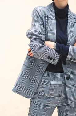 Store Ekyog Veste Fabio - Grey/Blue - 36 Gris