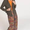 Discount La Fée Maraboutée Veste fluide esprit saharienne - S/36 Vert