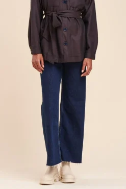 Best La Fée Maraboutée Veste fluide pied de puce - 38 Marron