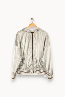Hot IKKS Veste e à capuche - Taille L/40 Gris