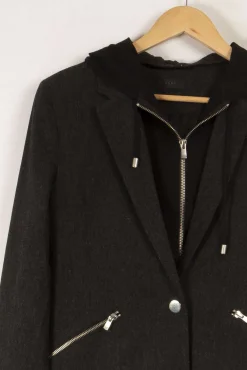 Sale IKKS Veste e à capuche - Taille M/38 Gris