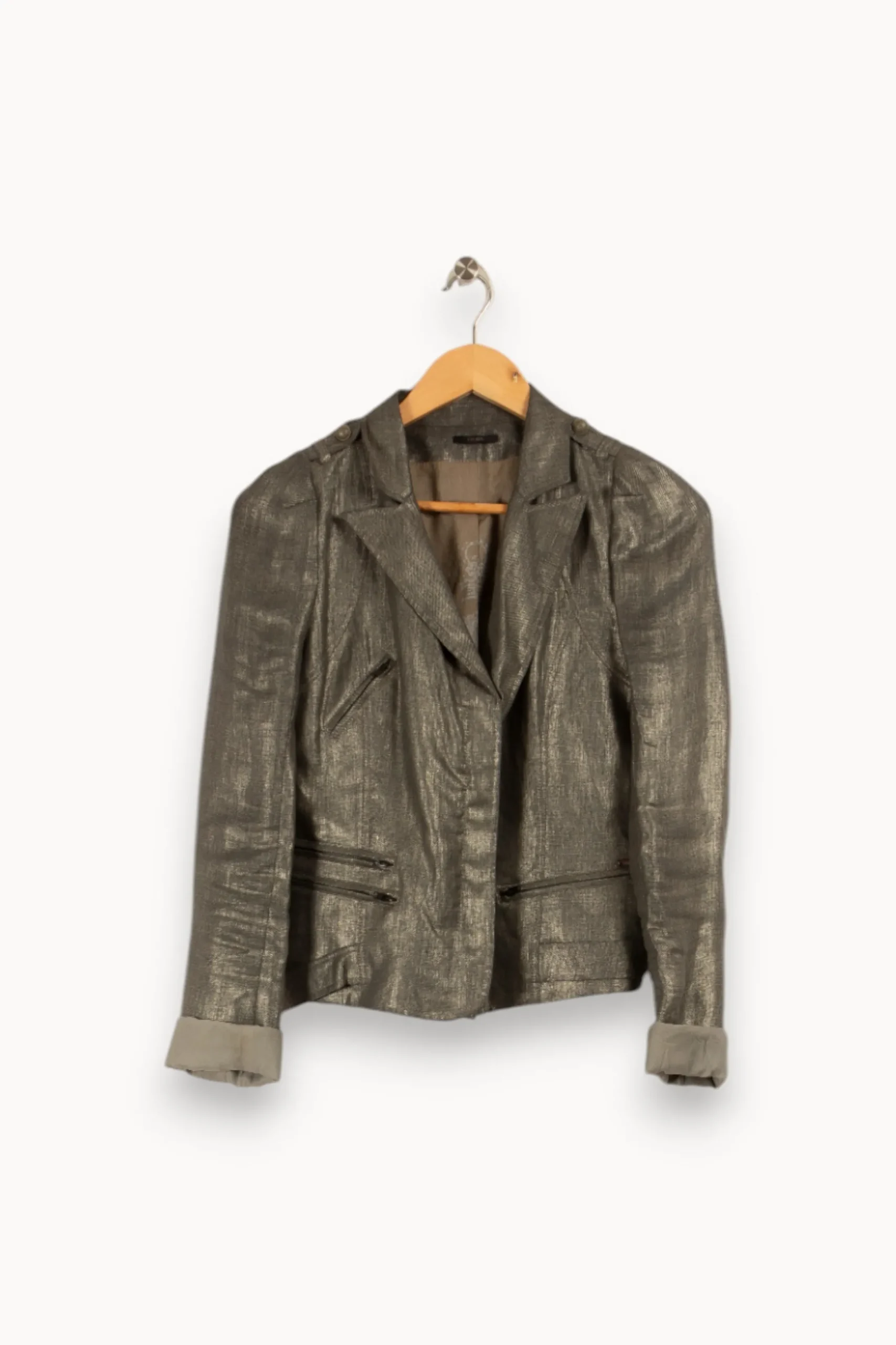 Clearance IKKS Veste e brillante - Taille S/36 Gris