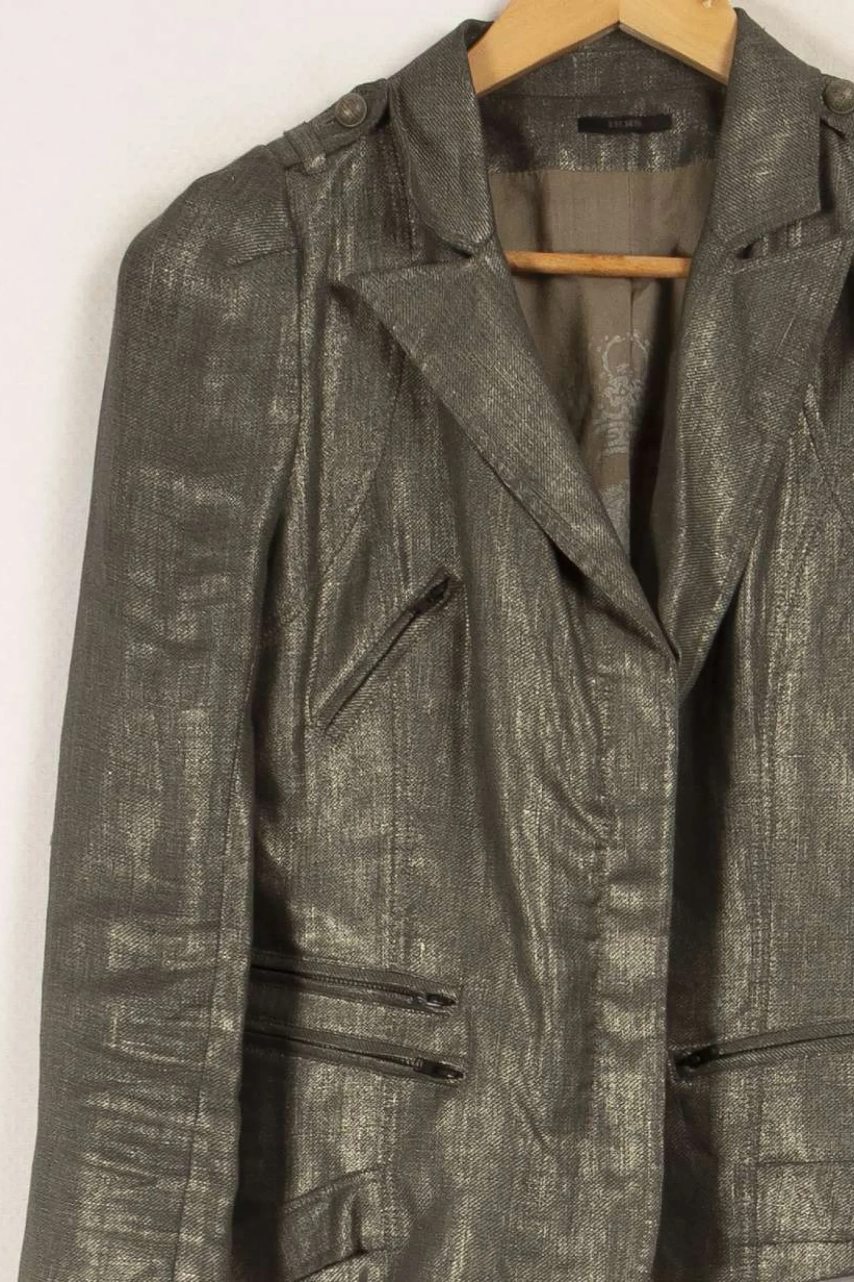 Clearance IKKS Veste e brillante - Taille S/36 Gris