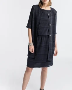 Outlet La Fée Maraboutée Veste longue e - 36 Noir
