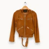 Cheap Bérénice Veste effet daim - Taille M/38 Marron