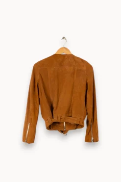 Cheap Bérénice Veste effet daim - Taille M/38 Marron