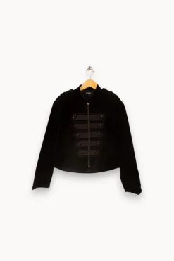 Shop The Kooples Veste e - Taille XS/34 Noir