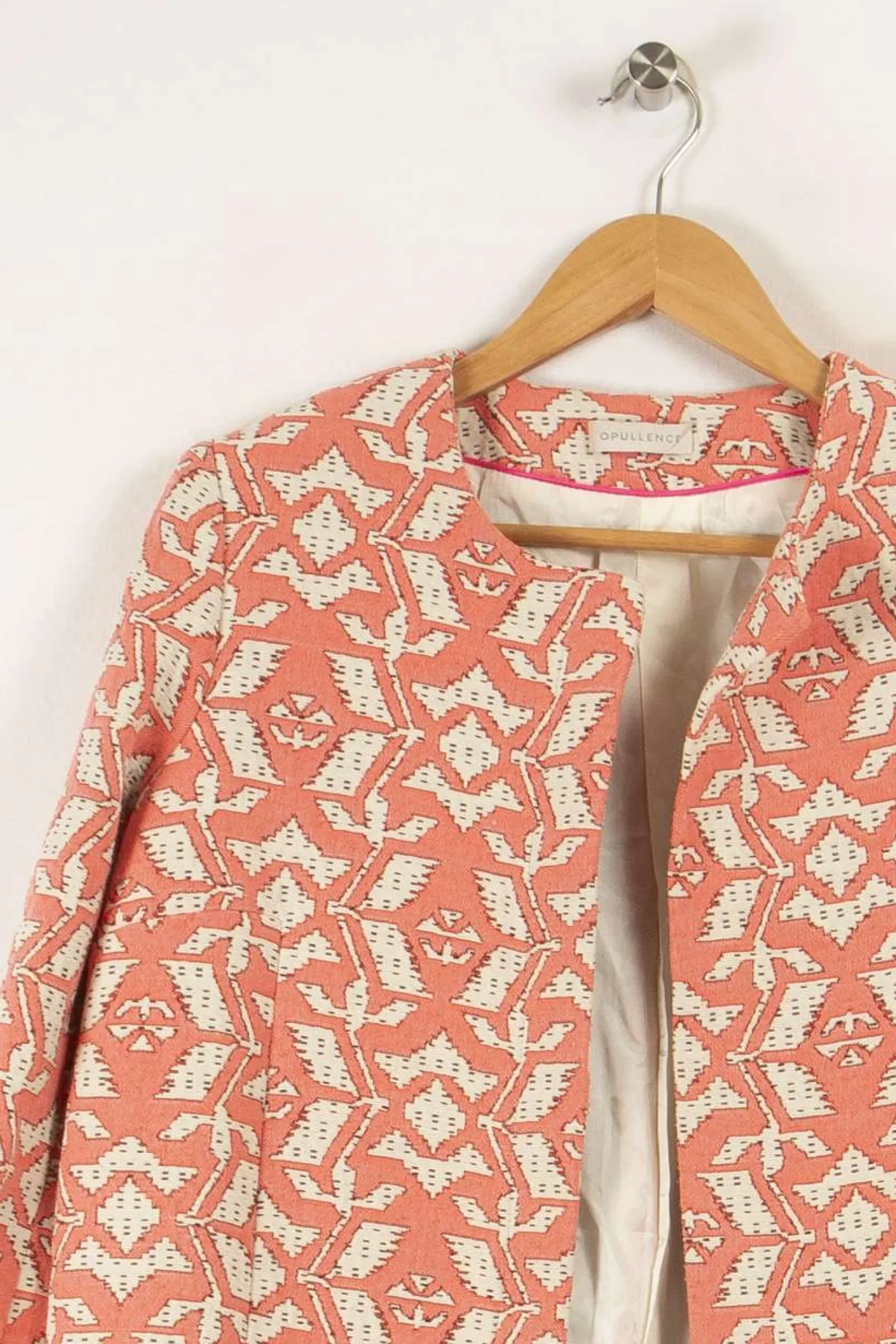 Sale Opullence Veste à motifs - Taille S/36 Rose