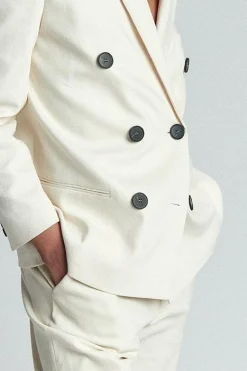 Best Sale Parisienne et Alors Veste Sand - 40 Blanc