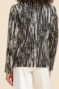 Outlet La Fée Maraboutée Veste tailleur imprimée - 40 Noir