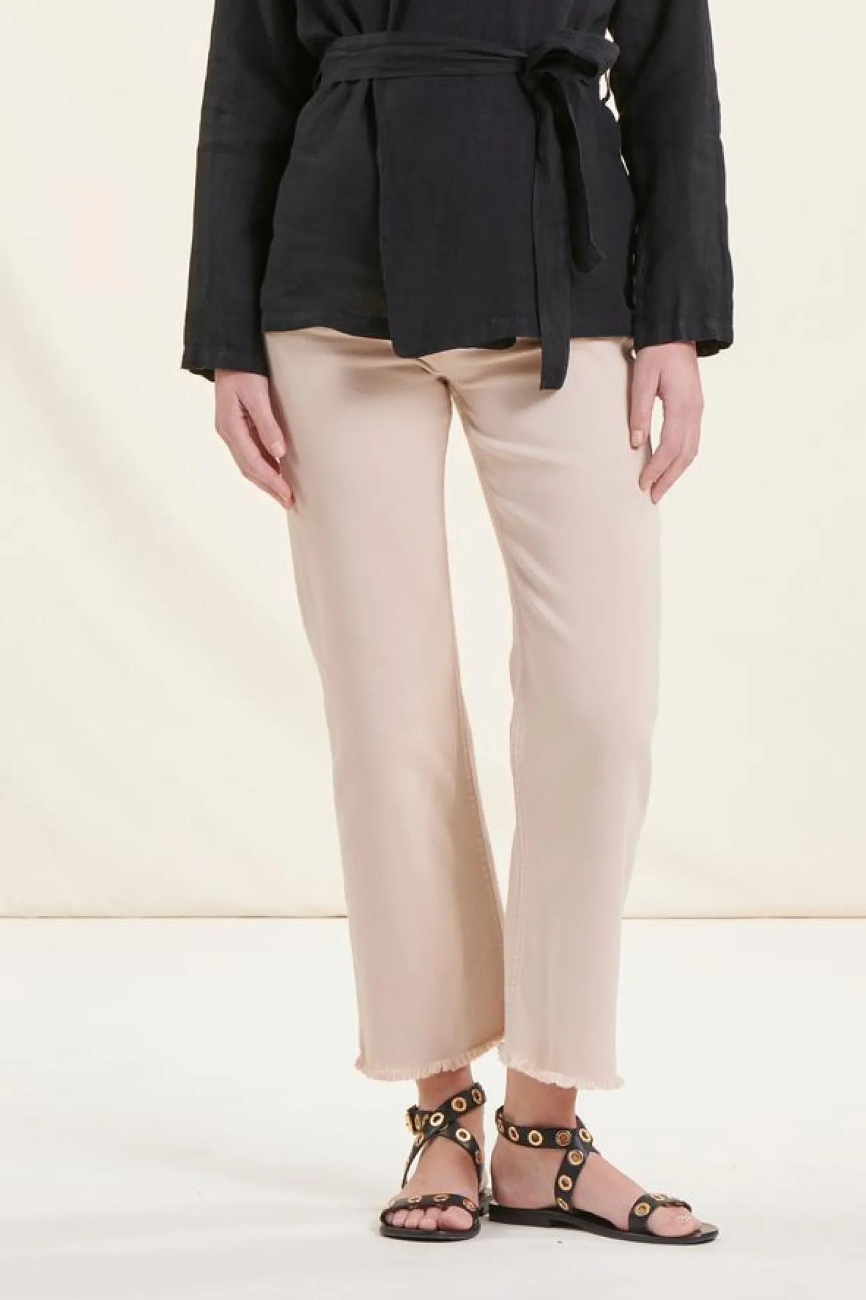 Best Sale La Fée Maraboutée Veste tailleur e en lin - XS/34 Noir