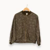 Fashion Des petits hauts Veste e à motifs - Taille XS/34 Vert