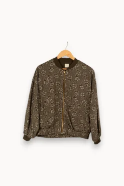 Fashion Des petits hauts Veste e à motifs - Taille XS/34 Vert