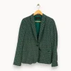 Clearance IKKS Veste e à motifs - Taille S/36 Vert
