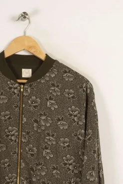 Fashion Des petits hauts Veste e à motifs - Taille XS/34 Vert